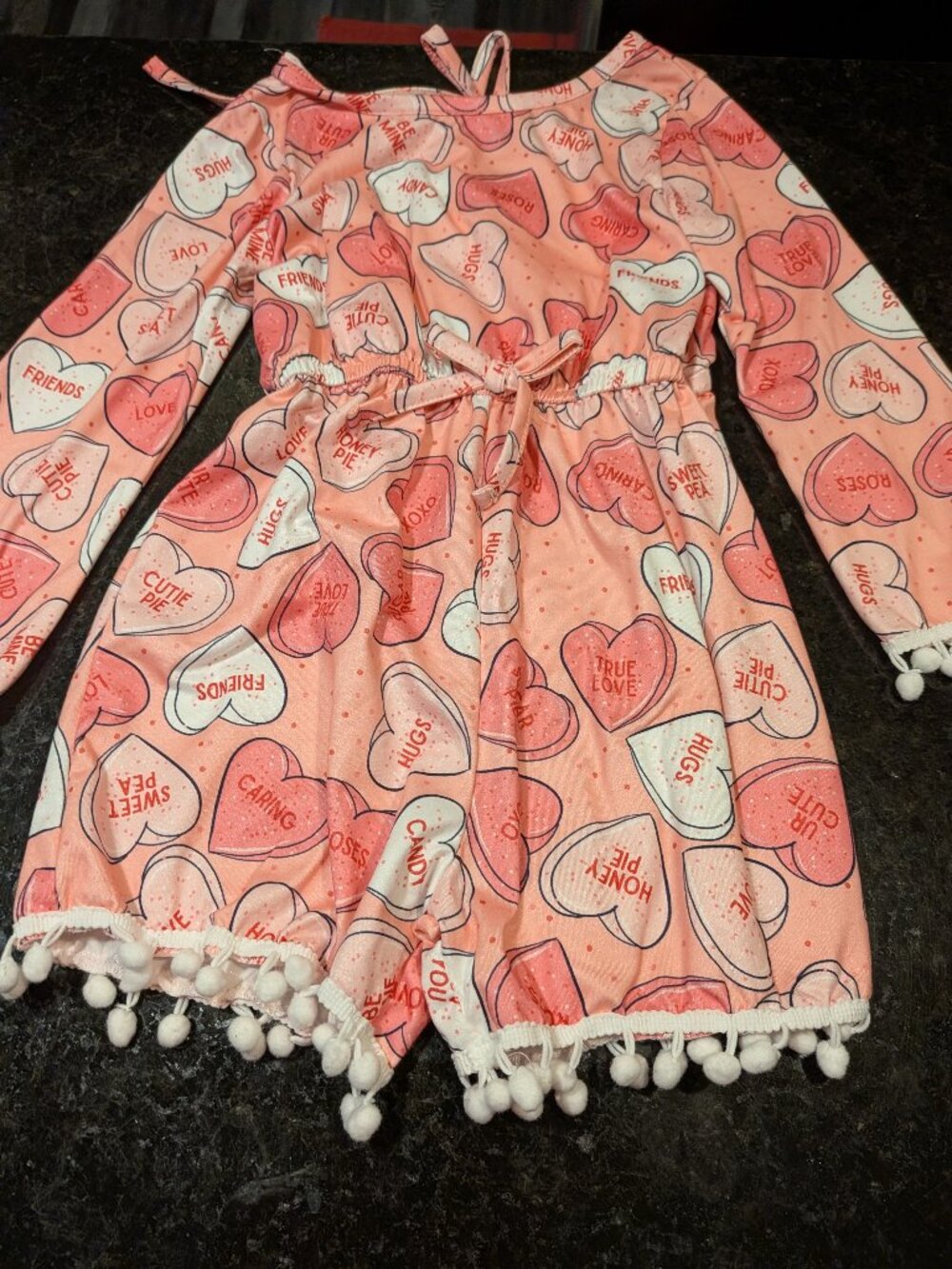 Valentine Day Romper